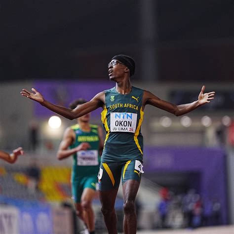Nigerians, others react as Okon wins gold for South Africa in .